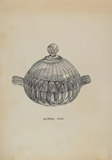 Roberta Elvis Prints: Sugar Bowl, c. 1936. Creator: Roberta Elvis