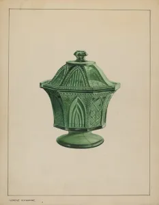 Capelli Giacinto Gallery: Sugar Bowl, c. 1937. Creator: Giacinto Capelli