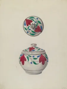 Elmer R Kottcamp Prints: Sugar Bowl, c. 1938. Creator: Elmer R. Kottcamp