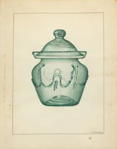 Johnson Philip Prints: Sugar Bowl, c. 1940. Creator: Philip Johnson