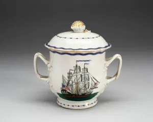 Sugar Bowl with Cover, 1790 / 1800. Creator: Unknown