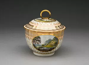Derby Porcelain Manufactory England Gallery: Sugar Bowl, Derby, 1780 / 95. Creator: Derby Porcelain Manufactory England