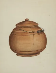 Al Curry Prints: Sugar Container, c. 1937. Creator: Al Curry