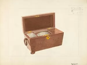 Sugar and Tea Box, c. 1936. Creator: Edward L Loper