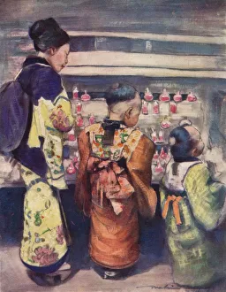 A Record In Colour Prints: Sugar-Water Stall, c1887, (1901). Artist: Mortimer L Menpes