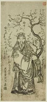 Scholar Collection: Sugawara Michizane crossing to China (Toto Tenjin), Japan, c. 1770s