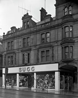 Sidewalk Prints: Sugg Sport, Pinstone Street store, Sheffield, South Yorkshire, 1960