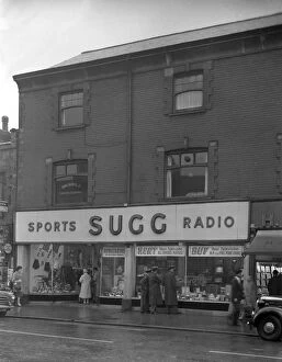 Sidewalk Gallery: Sugg Sports and Radio, High Street, Scunthorpe, Lincolnshire, 1960