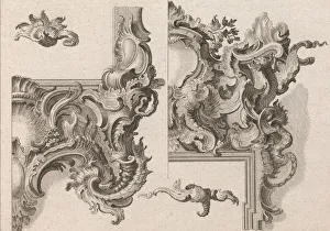 Suggestion for the Decoration of Lower Right and Top Right of an Altar Fram