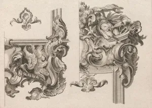 Suggestion for the Decoration of Lower Right and Top Right of an Altar Fram