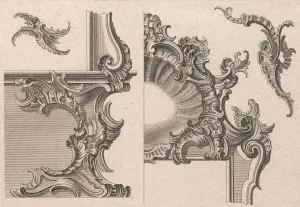 Suggestion for the Decoration of Lower Right and Top Right of a Framel, Pla