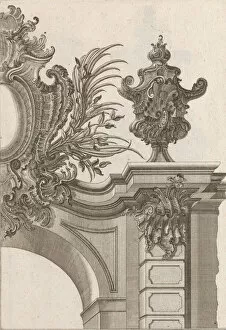 Suggestion for the Decoration of Top Right Side of Portal, Plate 3 from Al