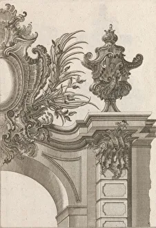 Portal Prints: Suggestion for the Decoration of Top Right Side of Portal, Plate 3 from Al