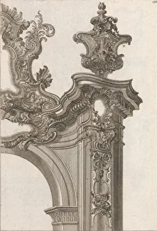 Portal Prints: Suggestion for the Decoration of Top Right Side of Portal, Plate 4 from Al