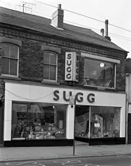 Rotherham Prints: Suggs shop, Rotherham, South Yorkshire, 1960. Artist: Michael Walters