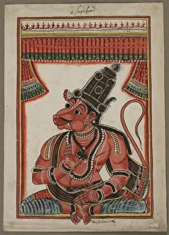 Sugriva, the Monkey King, 1760-1770. Creator: Unknown