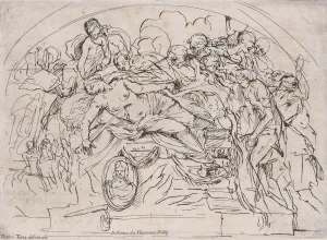 Images Dated 28th October 2020: The Suicide of Dido, 1650-1700. Creator: Unknown