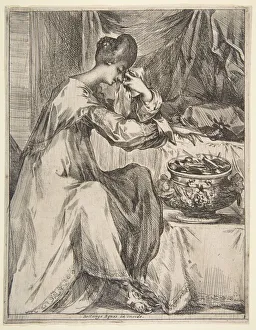 The Suicide of Portia, 1612-16. Creator: Jacques Bellange