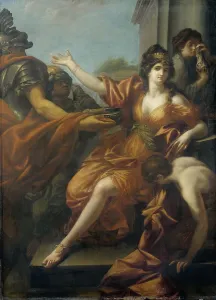 Alyssa Prints: Suicide of Queen Dido, c.1800. Creator: Anon