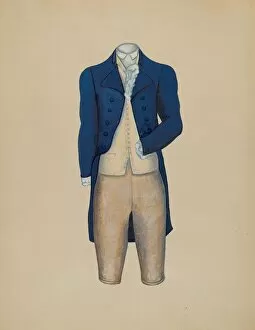 Menswear Gallery: Suit, 1935 / 1942. Creator: Charles Criswell