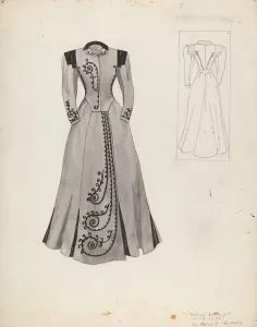 Humes Mary E Prints: Suit (Costume), c. 1937. Creator: Mary E Humes