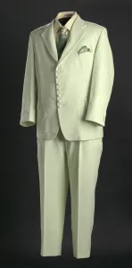 Suits Prints: Suit, shirt, and handkerchief worn by Ira Tucker Sr. late 20th century
