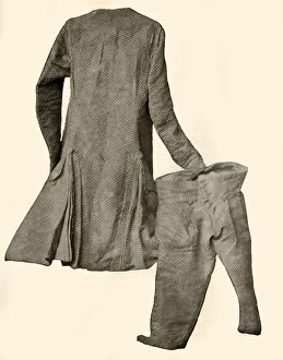 Velvet Gallery: A suit of velvet, worn by Robert Livingston of Clermont Manor, New York, c1740, (1937)