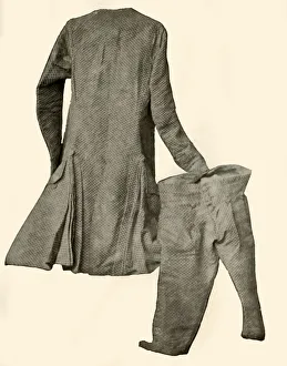 Colony Prints: A suit of velvet, worn by Robert Livingston of Clermont Manor, New York, c1740, (1937)