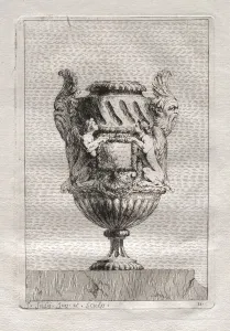 1717 1776 Prints: Suite of Vases: Plate 11, 1746. Creator: Jacques Francois Saly (French, 1717-1776)
