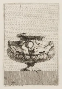 Suite of Vases: Plate 13, 1746. Creator: Jacques Francois Saly (French, 1717-1776)