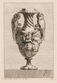 1717 1776 Prints: Suite of Vases: Plate 15, 1746. Creator: Jacques Francois Saly (French, 1717-1776)