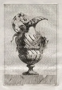 Suite of Vases: Plate 16, 1746. Creator: Jacques Francois Saly (French, 1717-1776)