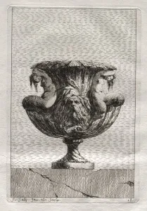 1717 1776 Prints: Suite of Vases: Plate 18, 1746. Creator: Jacques Francois Saly (French, 1717-1776)