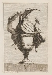 Suite of Vases: Plate 24, 1746. Creator: Jacques Francois Saly (French, 1717-1776)