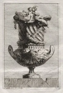 1717 1776 Prints: Suite of Vases: Plate 25, 1746. Creator: Jacques Francois Saly (French, 1717-1776)
