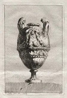 1717 1776 Prints: Suite of Vases: Plate 27, 1746. Creator: Jacques Francois Saly (French, 1717-1776)