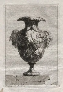 Suite of Vases: Plate 28, 1746. Creator: Jacques Francois Saly (French, 1717-1776)