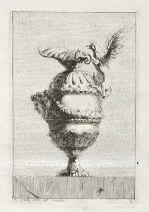 Suite of Vases: Plate 3, 1746. Creator: Jacques Francois Saly (French, 1717-1776)
