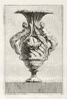 Suite of Vases: Plate 4, 1746. Creator: Jacques Francois Saly (French, 1717-1776)