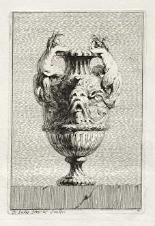 Suite of Vases: Plate 7, 1746. Creator: Jacques Francois Saly (French, 1717-1776)