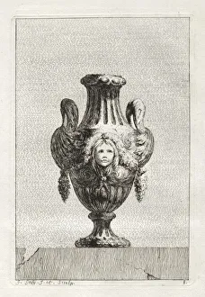 Suite of Vases: Plate 8, 1746. Creator: Jacques Francois Saly (French, 1717-1776)