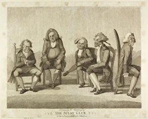 Gambado Geoffrey Prints: The Sulky Club, published March 18, 1794. Creator: Henry William Bunbury
