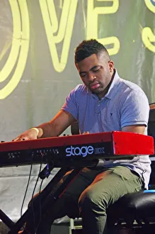 Glynde Place Prints: Sullivan Fortner, Love Supreme Jazz Festival, Glynde Place, East Sussex, 2015. Artist