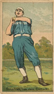 Baseball Player Gallery: Sullivan, Left Field, Chicago, from the Gold Coin series (N284