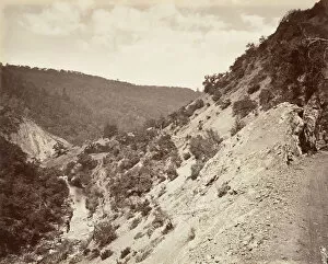 Creek Gallery: Sulphur Creek and Road to Geysers, 1868-70, printed ca. 1876