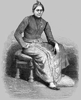 Cameron Prints: The Sultan of Djokojokkarta, Java; A Visit to Borneo, 1875. Creator: A. M. Cameron