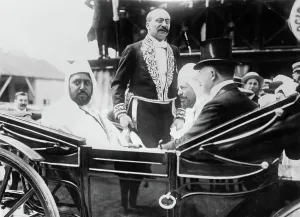 Moroccan Prints: Sultan Mulai Hafid at Marseilles, between c1910 and c1915. Creator: Bain News Service