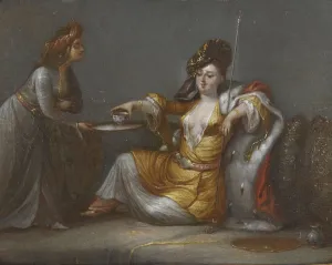 Sultana Prints: Sultana Taking Coffee