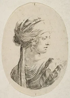 Sultana wearing a turban, in profile to the right, from Several heads in the Persian s Sultana wearing a turban, in profile to the right, from Several heads in the Persian s