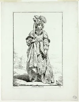 Vien Joseph Marie I Prints: Sultane Blanche, plate 24 from Caravanne du Sultan à la Mecque